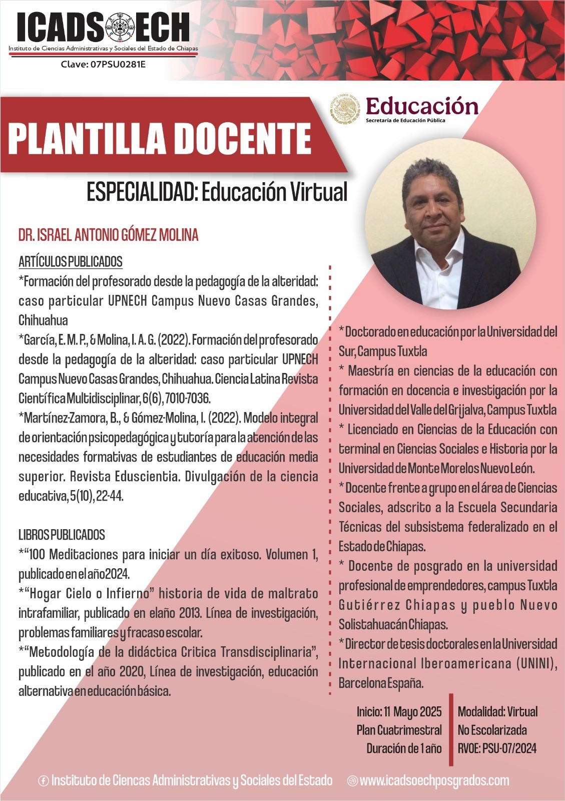 Icadsoech - Plantilla Docente